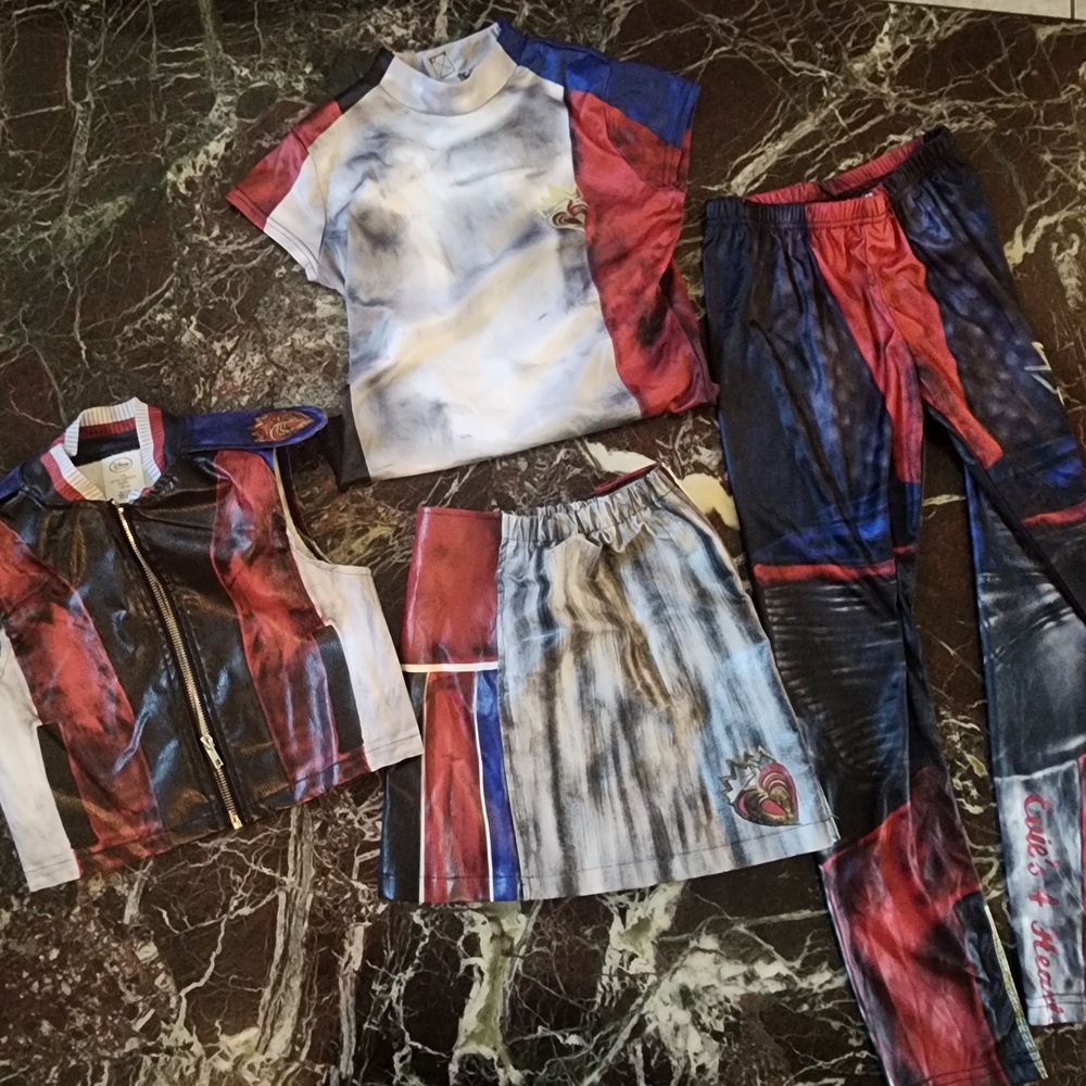 Disney Descendants Evie Kids Costume Set - Red, Blue, White